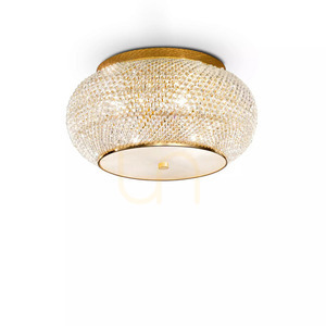 Plafond Ideallux Pasha PL6 krom kristall 40 cm 100784 small 2