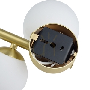 Vägglampa Ideallux Perlage AP3 Fumé 3xG9 svart glas metall 271439 4 Vägglampa Ideallux Perlage AP3 Fumé 3xG9 svart glas metall 271439 small 4