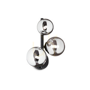 Vägglampa Ideallux Perlage AP3 Fumé 3xG9 svart glas metall 271439 0 Vägglampa Ideallux Perlage AP3 Fumé 3xG9 svart glas metall 271439 small 0
