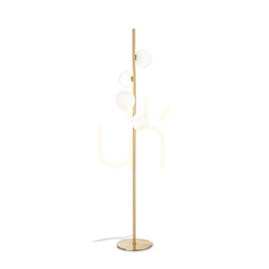 Stående lampa Ideallux Perlage PT4 Bianco vit mässing 277967 0 Stående lampa Ideallux Perlage PT4 Bianco vit mässing 277967 small 0