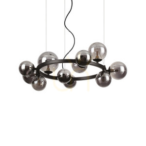 Taklampa Ideallux Perlage SP11 Fumé 271392 small 0