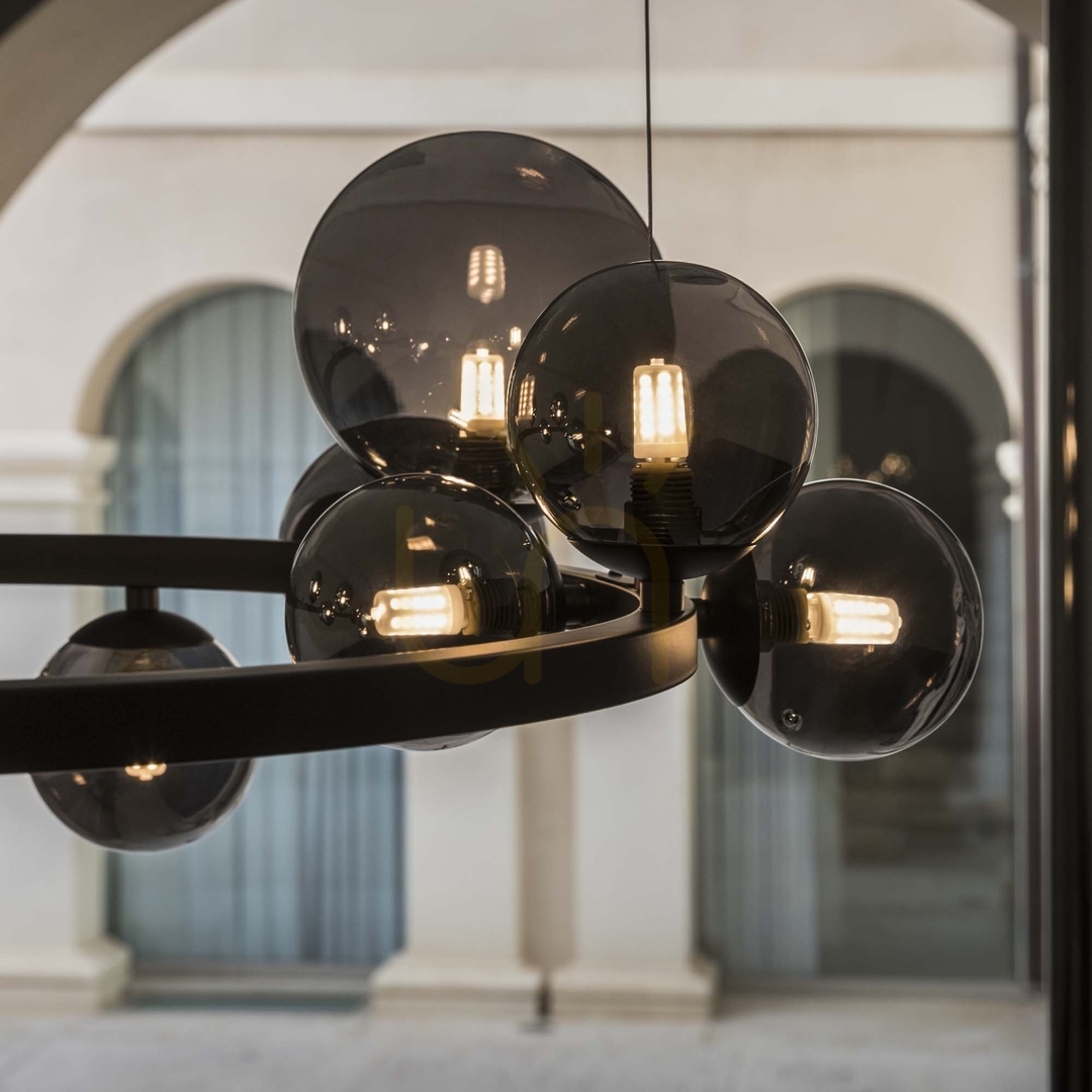 Kontrollera Taklampa Ideallux Perlage SP14 Fume 14 ljus 85 cm 271385 Taklampa Ideallux Perlage SP14 Fume 14 ljus 85 cm 271385