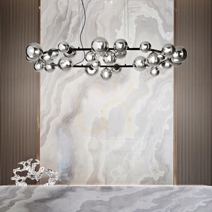 Pendellampa Ideallux Perlage SP30 Fumé 30-ljus 296753 3 Pendellampa Ideallux Perlage SP30 Fumé 30-ljus 296753 small 3