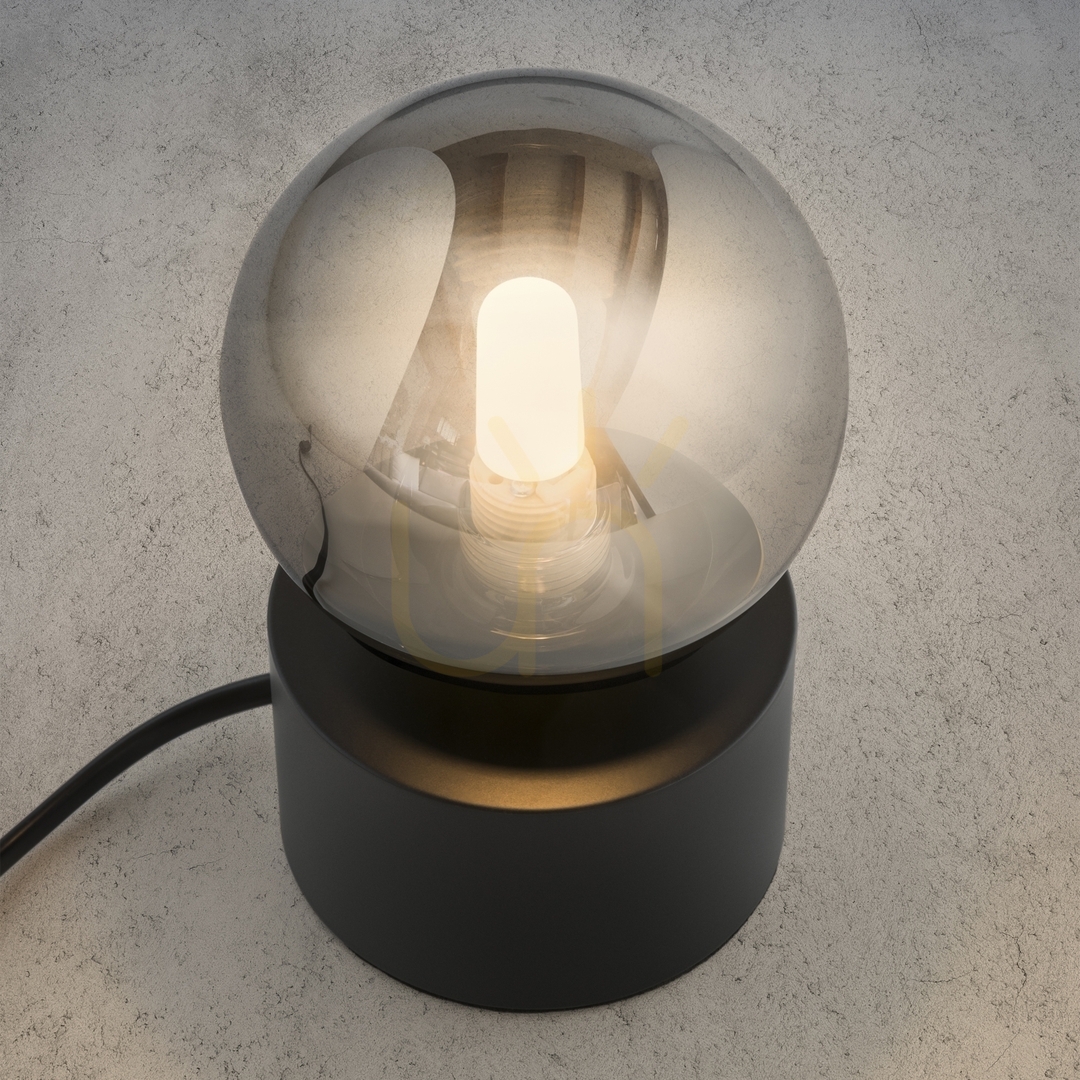 Förhandsvisning Bordslampa Ideallux PERLAGE TL1 Fume glas metall G9 292441 Bordslampa Ideallux PERLAGE TL1 Fume glas metall G9 292441
