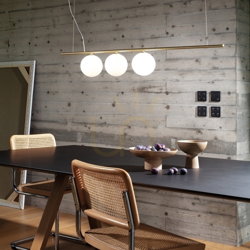 Kontrollera Pendellampa Ideallux Perline SP3 Nero svart 3-ljus 307008