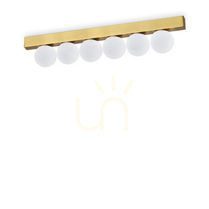 Plafond Ideallux Binomio mässing LED 18W 43,5 cm 328263 small 0