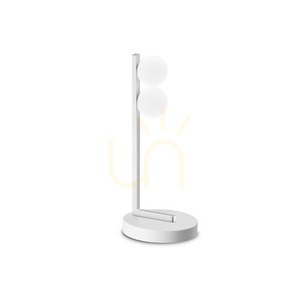 Bordslampa Ideallux Binomio vit metall glas LED 6W 328294 small 0