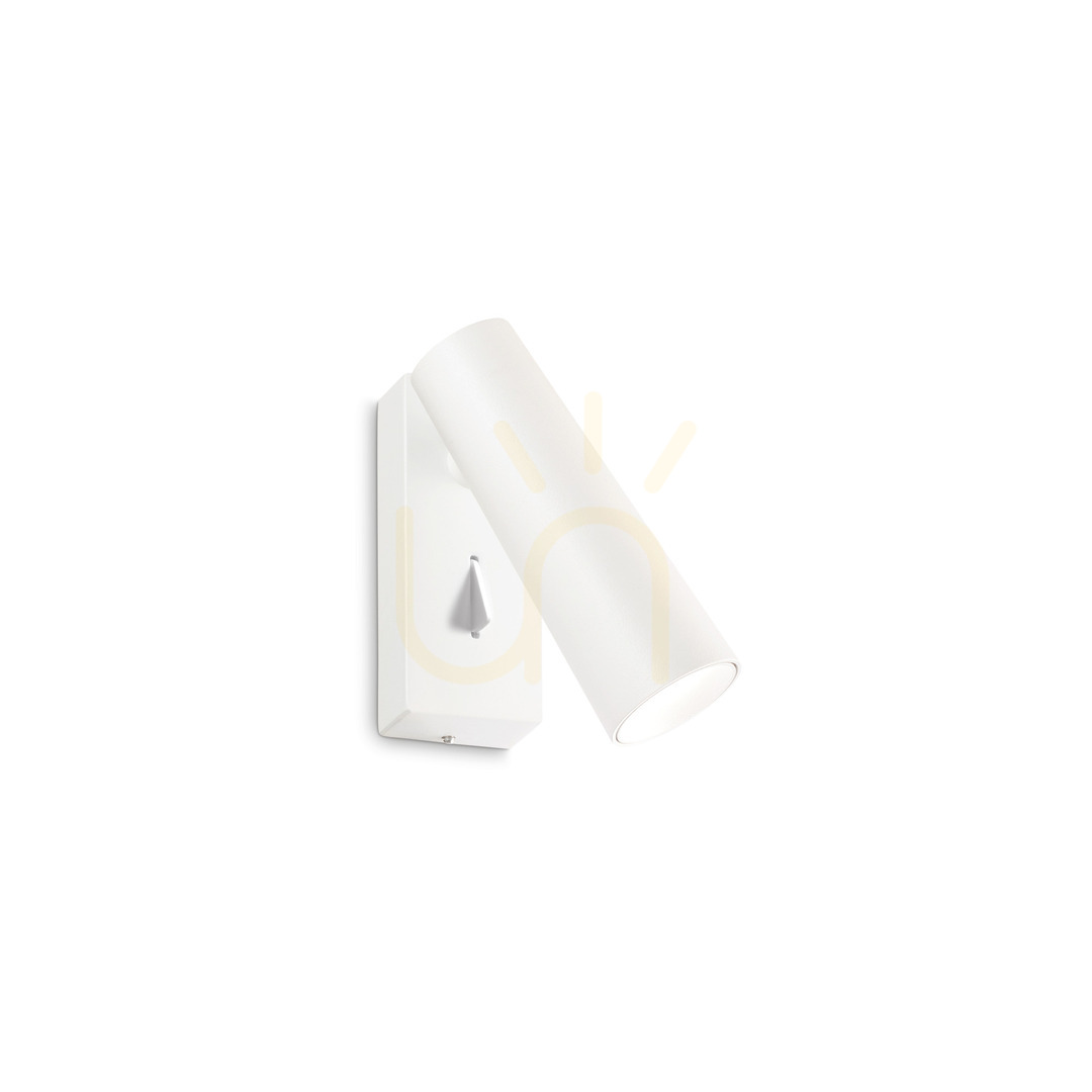 Kontrollera Vägglampa Ideallux PIPE AP Bianco vit LED 7W 280998 Vägglampa Ideallux PIPE AP Bianco vit LED 7W 280998