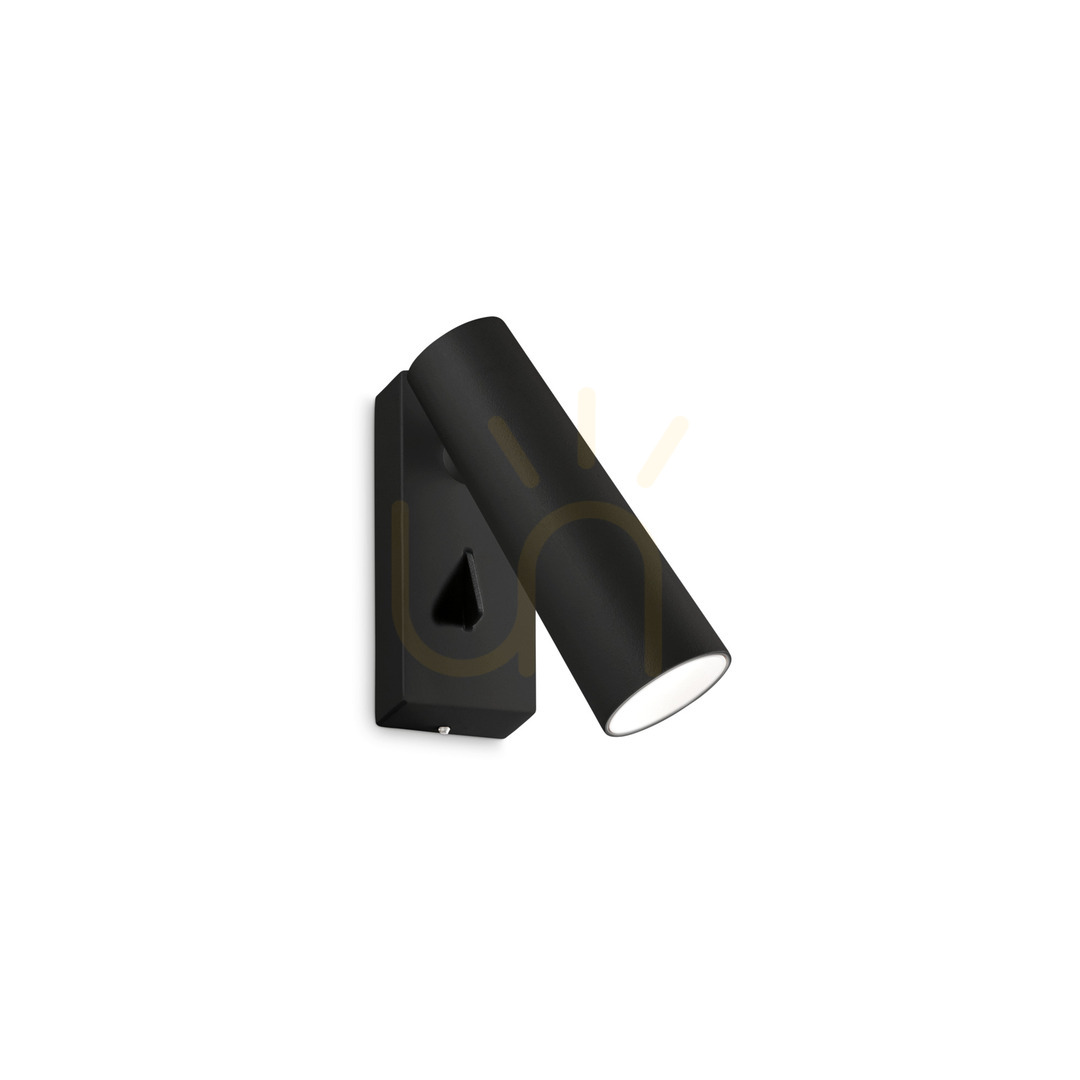 Kontrollera Vägglampa Ideallux PIPE AP svart LED 7W metall 281001 Vägglampa Ideallux PIPE AP svart LED 7W metall 281001