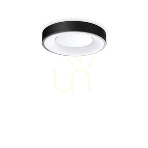 Plafond Ideallux Planet D30 svart LED 15W 328140 small 0
