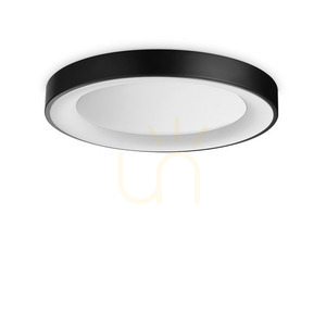 Plafond Ideallux PLANET PL D50 NERO svart LED 25W 50 cm 328157 small 0