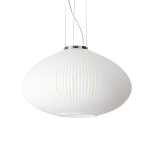Pendellampa Ideallux Plisse SP1 D45 krom 264523 small 0