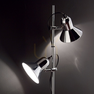 Stående lampa Ideallux POLLY PT2 Argento silver metall 154 cm 061115 small 2