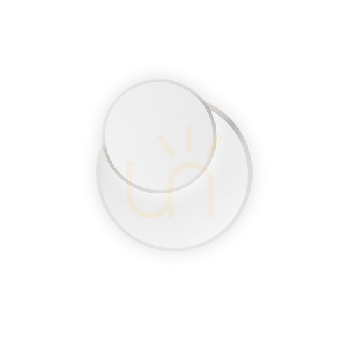 Kontrollera Vägglampa Ideallux POUCHE Round vit LED 15W metall 259345
