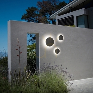 Vägglampa utomhus Ideallux Punto D30 antracit LED 16W metall 313566 small 1