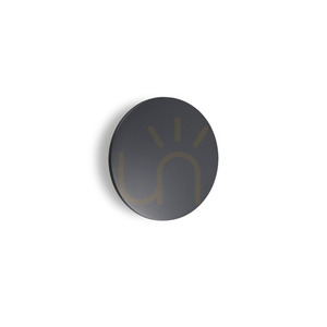 Vägglampa utomhus Ideallux Punto D30 antracit LED 16W metall 313566 small 0