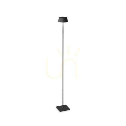 Kontrollera Utomhusstående lampa Ideallux PURE PT svart 115 cm LED 1,5W 328515