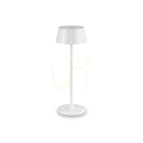 Kontrollera Bordslampa Ideallux PURE TL Bianco vit LED dimbar 32 cm 311685