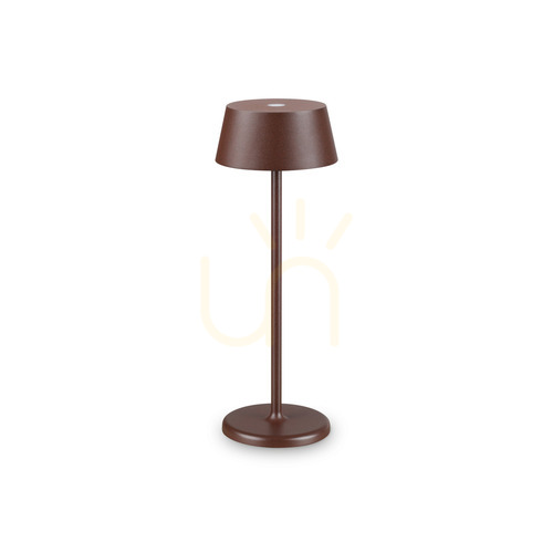 Kontrollera Bordslampa Ideallux PURE TL Coffee brons LED dimbar 311661