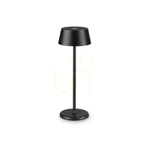 Kontrollera Bordslampa Ideallux PURE TL Nero svart LED dimbar 32 cm 311678
