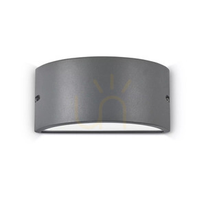 Utomhusvägglampa Ideallux REX AP1 antracit 25 cm aluminium 092423 1 Utomhusvägglampa Ideallux REX AP1 antracit 25 cm aluminium 092423 small 1