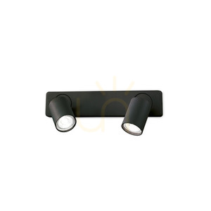 Vägglampa Ideallux Rudy AP2 Round svart 32 cm 229034 small 2