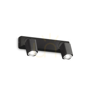 Vägglampa Ideallux Rudy AP2 Square svart 2xGU10 321509 small 2