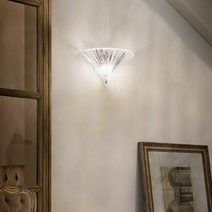 Vägglampa Ideallux SANTA AP1 Small Oro guld glas 013046 small 3