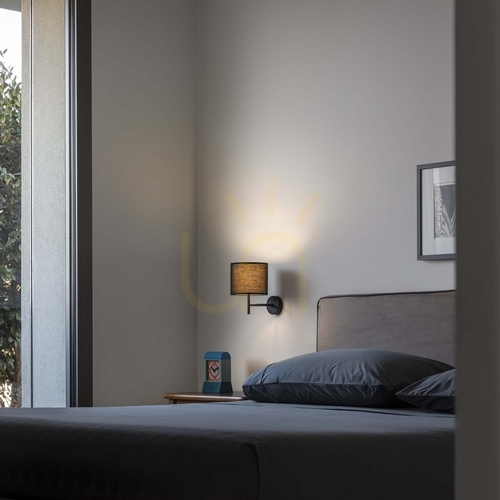 Kontrollera Vägglampa Ideallux SET UP MAP1 nickel 259796