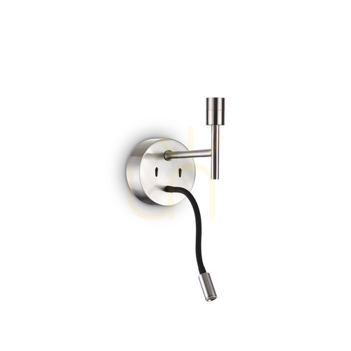 Kontrollera Vägglampa Ideallux SET UP MAP2 nickel 259833