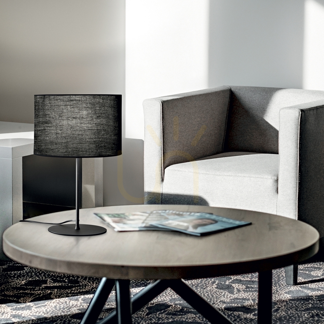 Kontrollera Bordslampa Ideallux SET UP MTL1 Small svart metall 259871 Bordslampa Ideallux SET UP MTL1 Small svart metall 259871