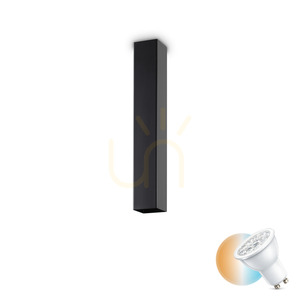 Plafond Ideallux LOOK svart GU10 H40 233826 small 0