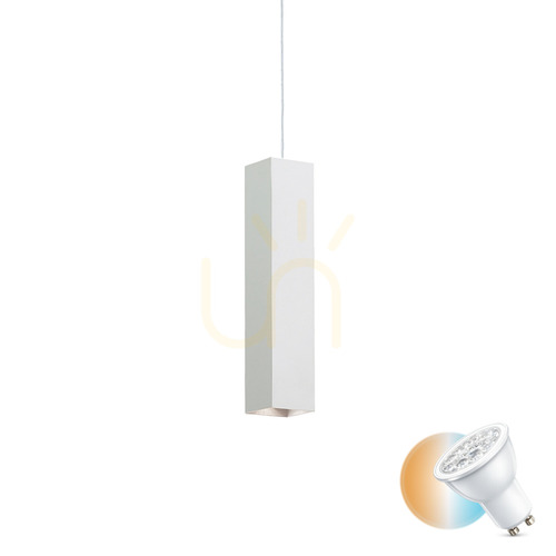 Kontrollera Taklampa Ideallux Look vit GU10 126906