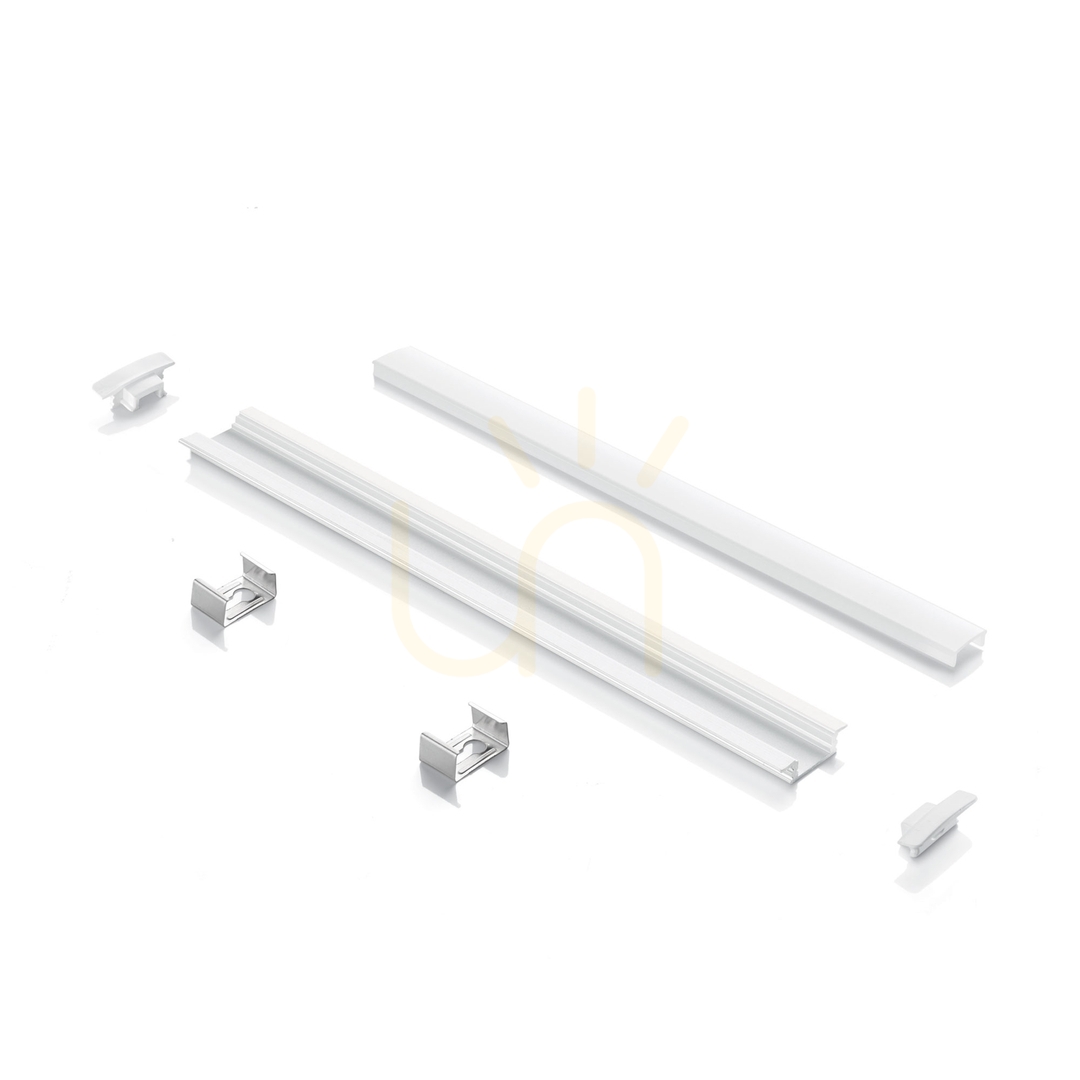 Utsikt LED-profil Ideallux SLOT REC TRIM vit 2000 mm 203102 LED-profil Ideallux SLOT REC TRIM vit 2000 mm 203102