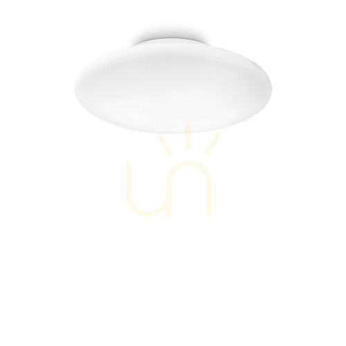 Kontrollera Plafond Ideallux Smarties PL3 D60 vit glas 60 cm 032023