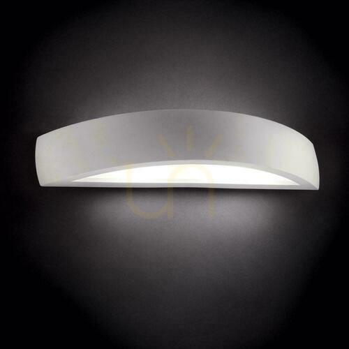 Kontrollera Vägglampa Ideallux SODA AP2 vit gips 105727