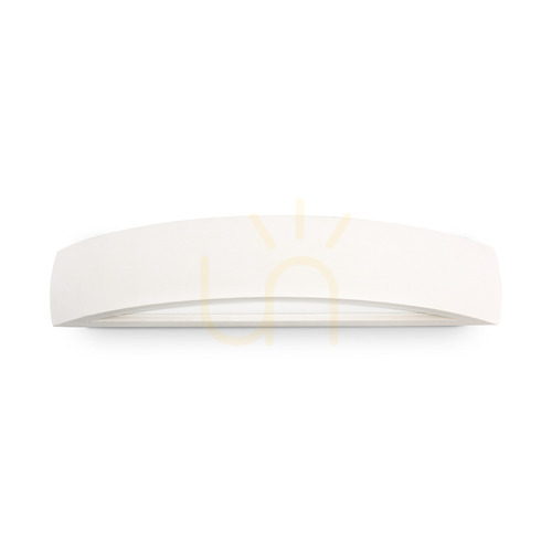 Kontrollera Vägglampa Ideallux SODA AP2 vit gips 105727