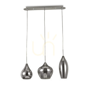 Taklampa Ideallux Soft SP3 Fume 111865 3-ljus krom/glas Ø60 cm 0 Taklampa Ideallux Soft SP3 Fume 111865 3-ljus krom/glas Ø60 cm small 0