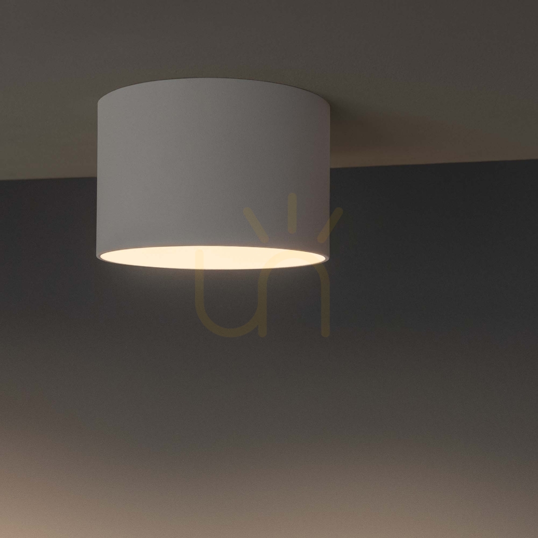 Visa Plafond Ideallux SPIKE PL1 Round krom 10 cm 310886 Plafond Ideallux SPIKE PL1 Round krom 10 cm 310886