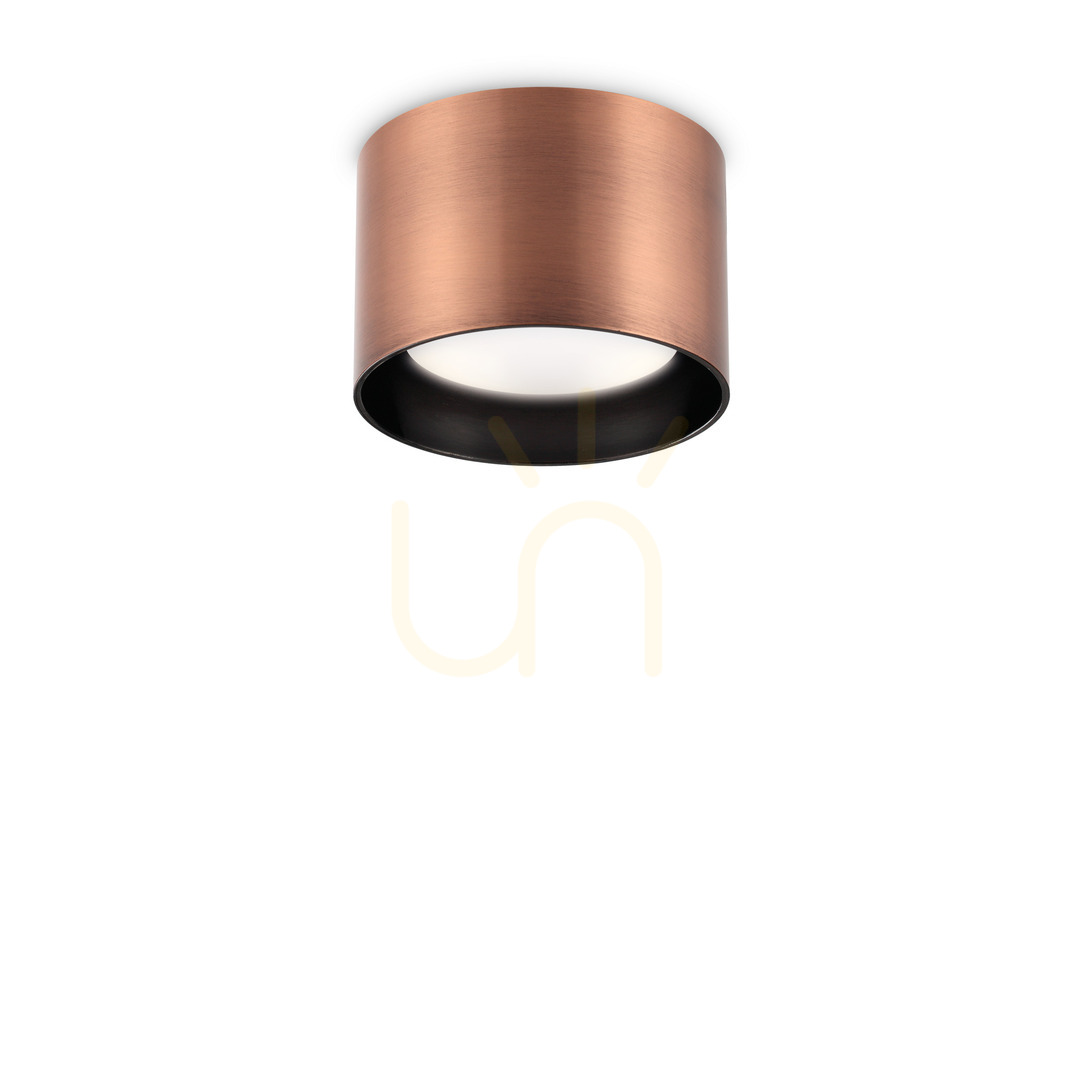 Kontrollera Plafond Ideallux SPIKE PL1 Round koppar 10 cm 310893 Plafond Ideallux SPIKE PL1 Round koppar 10 cm 310893