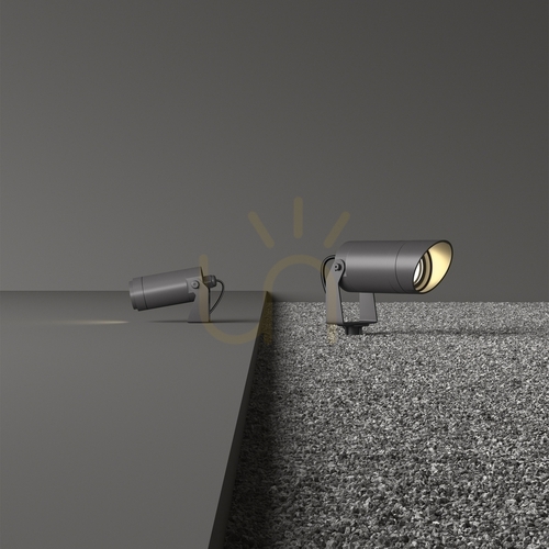 Kontrollera Spotlight Ideallux STARLIGHT 10W 3000K grå IP68 248387