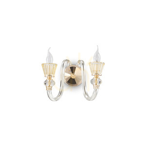 Vägglampa Ideallux Strauss AP2 guld glas 140599 small 0