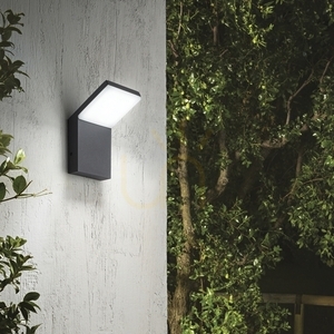 Vägglampa utomhus Ideallux STYLE AP Nero svart LED 3000K 322636 small 1