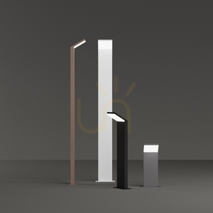 Utomhuslampa stående Ideallux Style PT H050 svart LED 3000K 322537 small 1