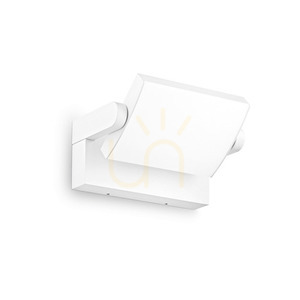 Utomhusvägglampa Ideallux SWIPE 287690 vit LED 20,5W Ø21,2 cm small 0