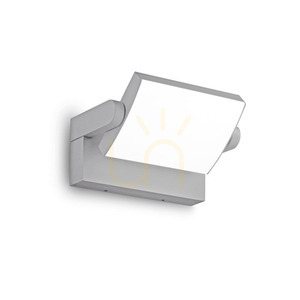 Utomhusvägglampa Ideallux SWIPE grå LED 20,5W 326863 small 0