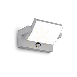 Utomhusvägglampa Ideallux SWIPE grå LED 21W sensor 326870 small 0
