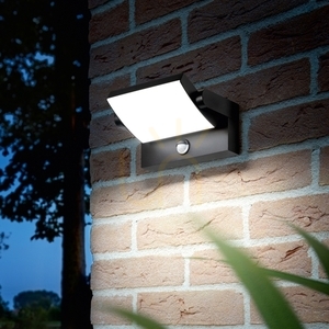 Utomhusvägglampa Ideallux SWIPE Sensor svart LED 21W IP54 287737 small 1