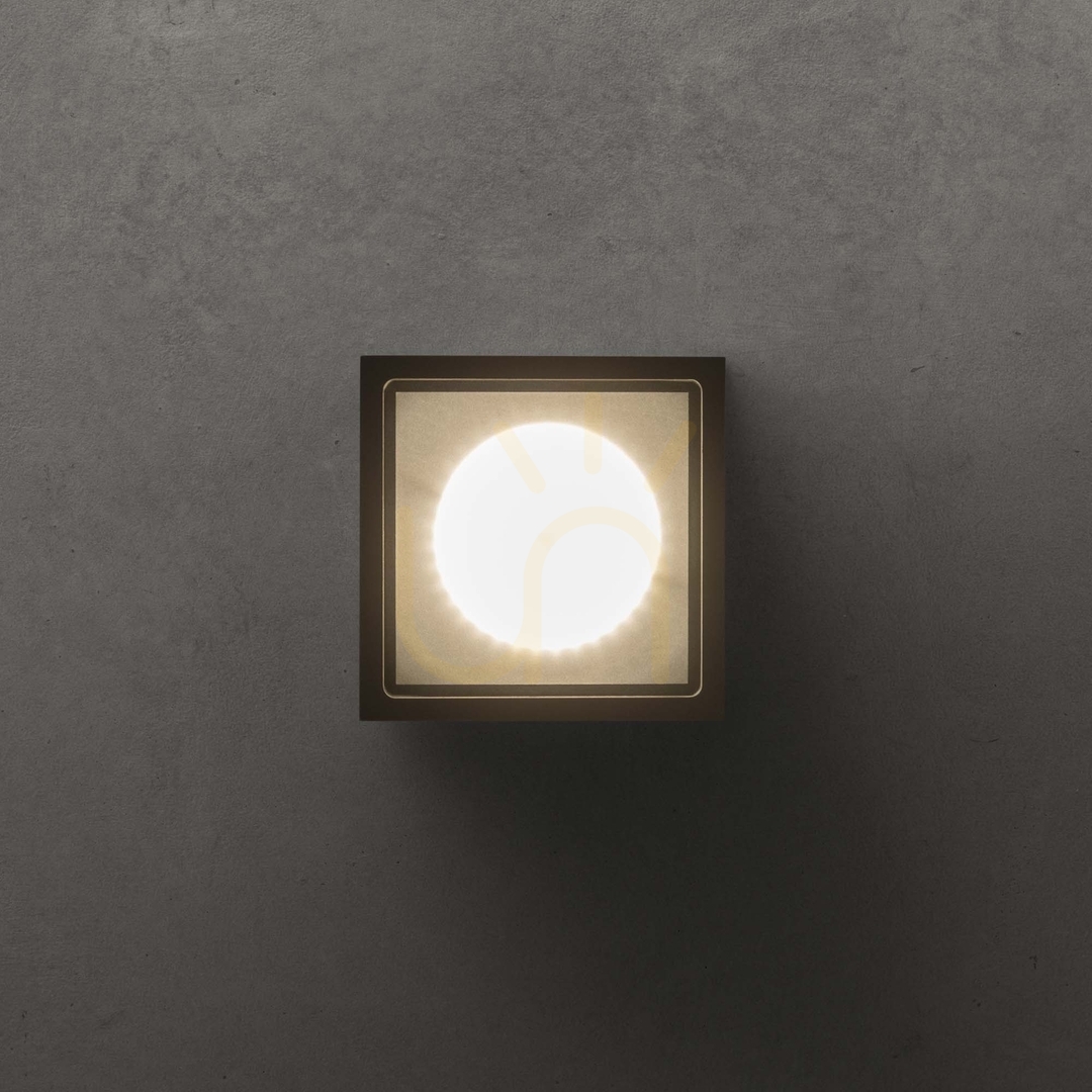 Utsikt Utomhusplafond Ideallux TECHO PL1 BIG antracit GU10 IP54 251516 Utomhusplafond Ideallux TECHO PL1 BIG antracit GU10 IP54 251516