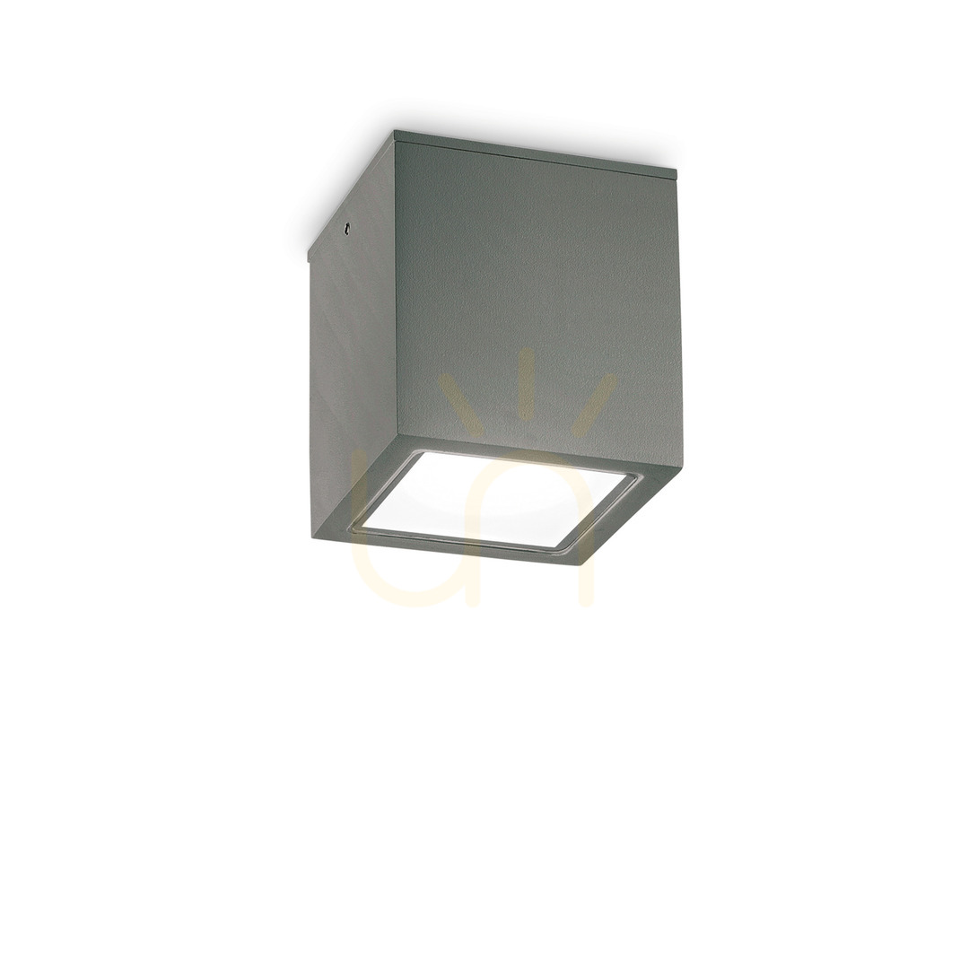 Förhandsvisning Utomhusplafond Ideallux TECHO PL1 BIG antracit GU10 IP54 251516 Utomhusplafond Ideallux TECHO PL1 BIG antracit GU10 IP54 251516